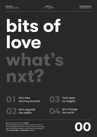 Bits of Love Whats NXT posters finaal EN1