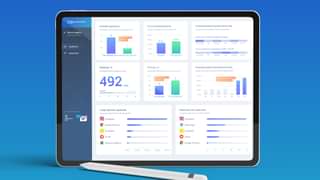 Mobile DNA dashboard i Pad mockup